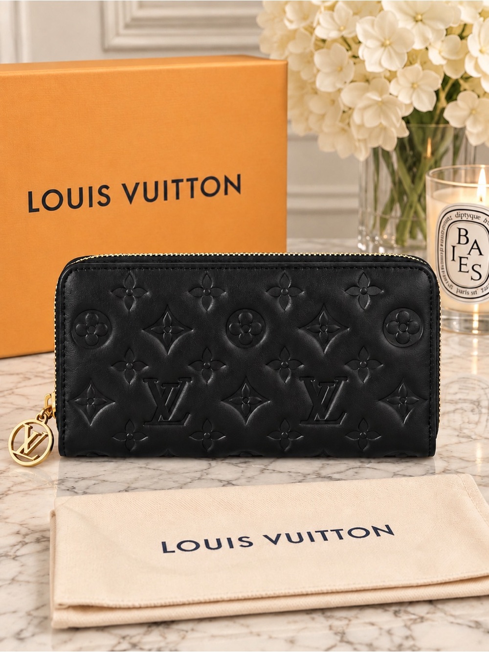Louis Vuitton Coussin Monogram Zippy Wallet – Black